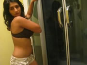 Armenian chica In The Bathroom Strippers