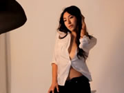Sesión de fotos de modelos asiáticos