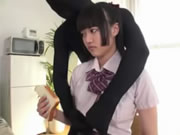 Japonesa de la vida diaria de la niña